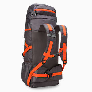 Trailtrekker Rucksack, Flat Mid Gray-Rickie Orange, extralarge-IND