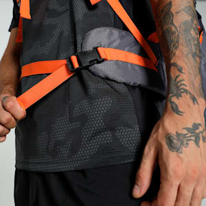 Trailtrekker Rucksack, Flat Mid Gray-Rickie Orange, extralarge-IND