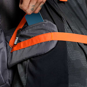 Trailtrekker Rucksack, Flat Mid Gray-Rickie Orange, extralarge-IND