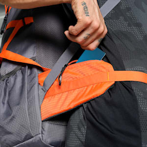 Trailtrekker Rucksack, Flat Mid Gray-Rickie Orange-colorblock, extralarge-IND