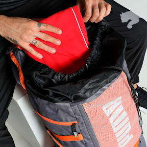 Trailtrekker Rucksack, Flat Mid Gray-Rickie Orange-colorblock, extralarge-IND