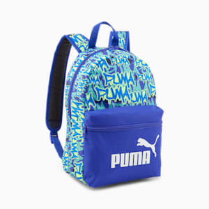 Phase Kid's Small Backpack, Hyperlink Blue-free rider AOP, extralarge-IND