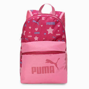 PUMA Phase Kid's Small Backpack, Magenta Gleam-bouncy wonderland AOP, extralarge-IND