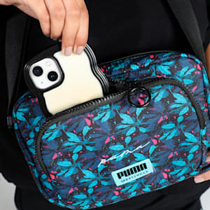 PUMA Verdure Women's Sling Bag, Sailing Blue-Deep Aqua-AOP, extralarge-IND
