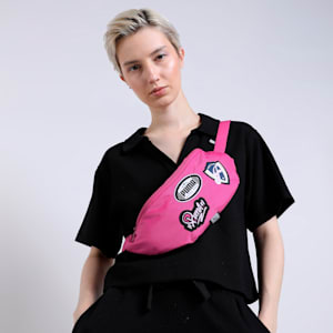 Patch Waist Bag, PUMA Pink, extralarge-IND