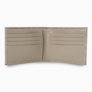 PUMA Monogram Leather Unisex Wallet, Birch, extralarge-IND