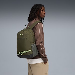 Fundamental 20L Backpack, Dark Olive, large
