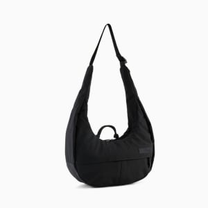 PUMA.BL Large 16.5L Hobo Crossbody Bag, PUMA Black, extralarge