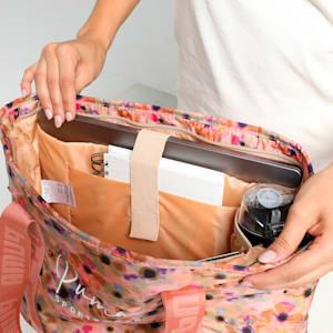 Mayze Women's Tote Bag, Orange Brick-Orange Peach-AOP, extralarge-IND