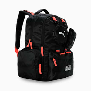 RS Convertible Backpack, PUMA Black-Glowing Red, extralarge-IND