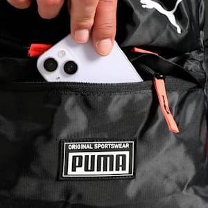 RS Convertible Backpack, PUMA Black-Glowing Red, extralarge-IND