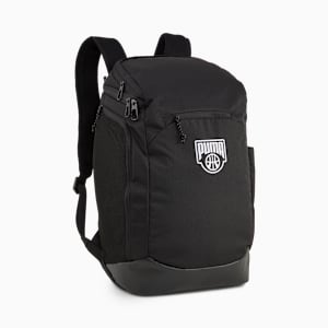 Basketball Pro Backpack Unisex, PUMA Black, extralarge