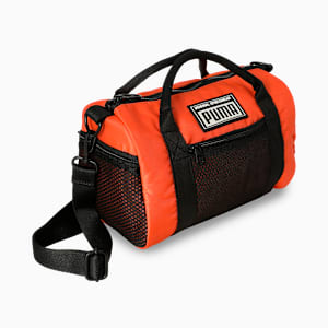 PUMA X COLOR SPLASH Women's Lightweight Sporty Barrel Bag, Ultra Orange, extralarge-IND