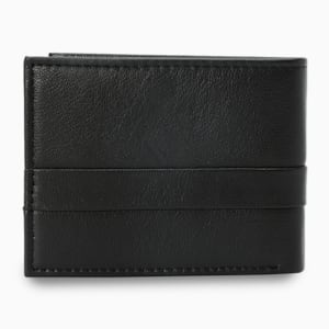 PUMA NOVO Unisex Leather Wallet, PUMA Black, extralarge-IND
