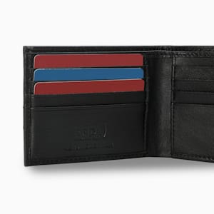 PUMA NOVO Unisex Leather Wallet, PUMA Black, extralarge-IND