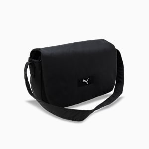 PUMA PLUSH Women's Trendy Tote Handbag 23L, PUMA Black, extralarge-IND