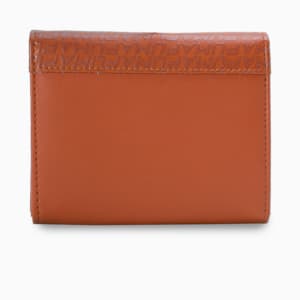 PUMA SIGNATURE Unisex Small Wallet, Warm Chestnut, extralarge-IND