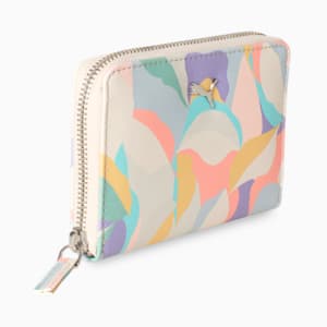 Women's Premium Floral Wallet, Warm White-Light Lavender, extralarge-IND