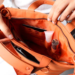 ZEN Women's Small Tote Bag, Warm Chestnut, extralarge-IND