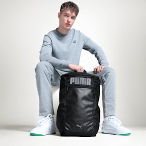 Solid Backpack, PUMA Black, extralarge-IND
