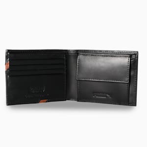 PUMA Metal World Logo Unisex Wallet, PUMA Black-Desert Tan, extralarge-IND