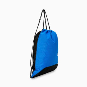team GOAL Gym Sack, Electric Blue Lemonade-PUMA Black, extralarge-IND