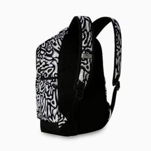 ACADEMY Printed Backpack, PUMA Black-Grafiti AOP, extralarge-IND