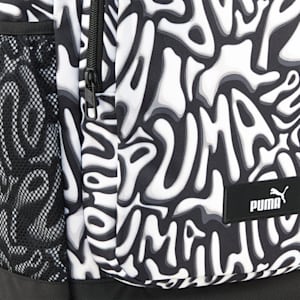 ACADEMY Printed Backpack, PUMA Black-Grafiti AOP, extralarge-IND