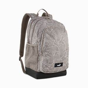 ACADEMY Printed Backpack, Totally Taupe-Logo Lab AOP, extralarge-IND