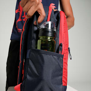 PUMA x Royal Challengers Bangalore Unisex Backpack, For All Time Red-PUMA Navy, extralarge-IND