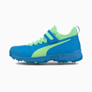PUMA 19.1 Bowling  Cricket Shoes, Nrgy Blue-Elektro Green