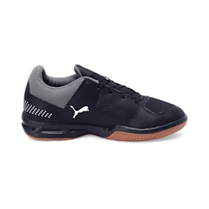 Auriz Kid's Indoor Sport Shoes, Puma Black-Puma White-CASTLEROCK-Gum