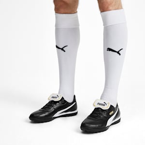 KING Top TT Football Boots, Puma Black-Puma White, extralarge-GBR