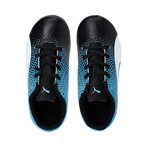 Rapido II FG Jr Football Boots, Luminous Blue-Puma Black-Puma White