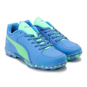 evoSpeed one8 Youth Shoes, Blue Glimmer-Elektro Green