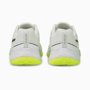 Solarflash Indoor Sports Shoes, Puma White-Puma Black-Yellow Alert