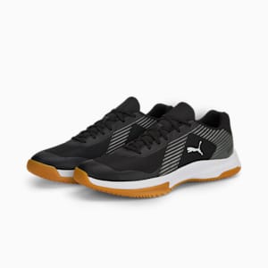 Varion Unisex Indoor Sports Shoes, Puma Black-Ultra Gray-Gum, extralarge-IND