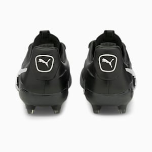 メンズ プーマ キング プラチナム 21 FG/AG サッカー スパイク, Puma Black-Puma White