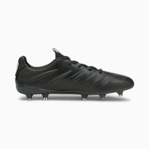 メンズ プーマ キング プラチナム 21 FG/AG サッカー スパイク, Puma Black-Puma White