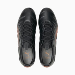 KING Platinum 21 FG/AG Men's Football Boots, Puma Black-Neon Citrus