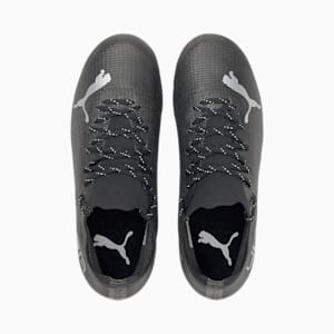 ULTRA 2.3 FG/AG Soccer Cleats Big Kids, Puma Black-Puma Silver-Asphalt