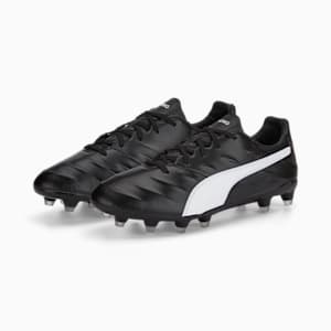 King Pro 21 FG Football Boots, Puma Black-Puma White