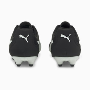 Monarch II FG/AG Jr Youth Football Boots, Puma Black-Puma White, extralarge-IND