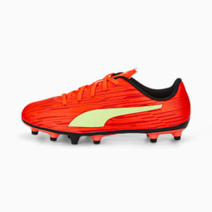 Rapido III FG/AG Soccer Cleats JR, High Risk Red-Fresh Yellow-Chili Pepper