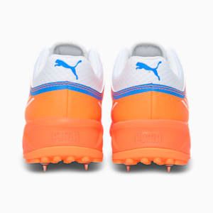 PUMA Spike 22.1 Unisex Cricket Shoes, Neon Citrus-Bluemazing-Puma White