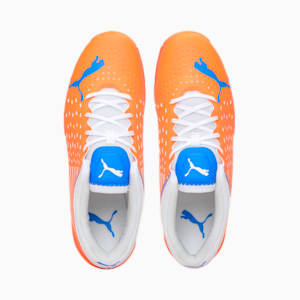 PUMA Spike 22.1 Unisex Cricket Shoes, Neon Citrus-Bluemazing-Puma White