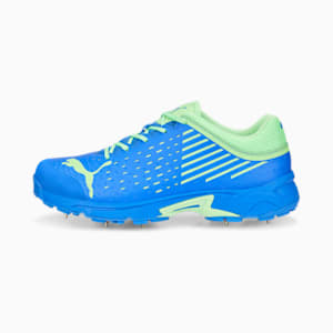Spike 22.1 Men's Cricket Shoes, Bluemazing-Elektro Green-Puma White