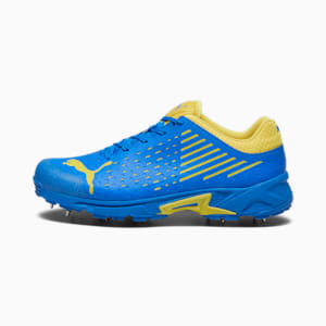 PUMA Spike 22.1 Unisex Cricket Shoes, Ultra Blue-Yellow Blaze-PUMA White, extralarge-IND