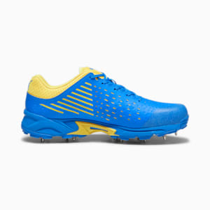 PUMA Spike 22.1 Unisex Cricket Shoes, Ultra Blue-Yellow Blaze-PUMA White, extralarge-IND