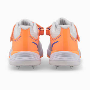 PUMA Bowling 22.1 Unisex Cricket Shoes, Puma White-Bluemazing-Neon Citrus